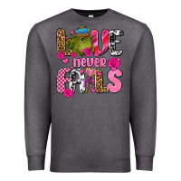 Charcoal Heather love never fails with prince frog  olivia Premium Sweatshirt - OliviaCreatesArt