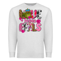 Oatmeal Heather love never fails with prince frog  olivia Premium Sweatshirt - OliviaCreatesArt