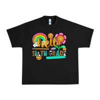 Black hello sixth grade Urban Heavy Tee - NancyCooperArtShop
