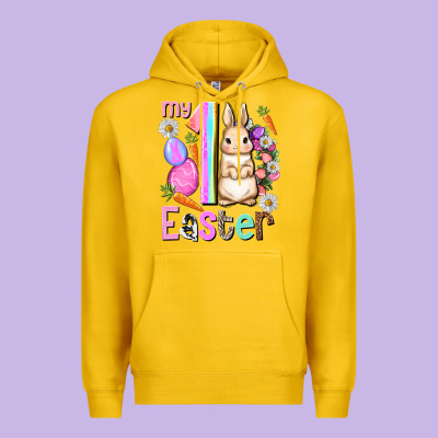 My First Easter Girl Easter Day Premium Hoodie Designed By Howdyjamesfarm