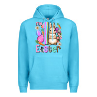 Ocean Blue My first Easter Girl Easter Day Premium Hoodie - HowdyJamesFarm