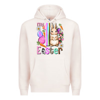 Pale Pink My first Easter Girl Easter Day Premium Hoodie - HowdyJamesFarm