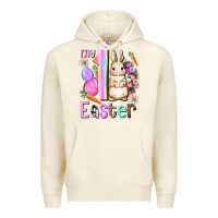 Tofu My first Easter Girl Easter Day Premium Hoodie - HowdyJamesFarm