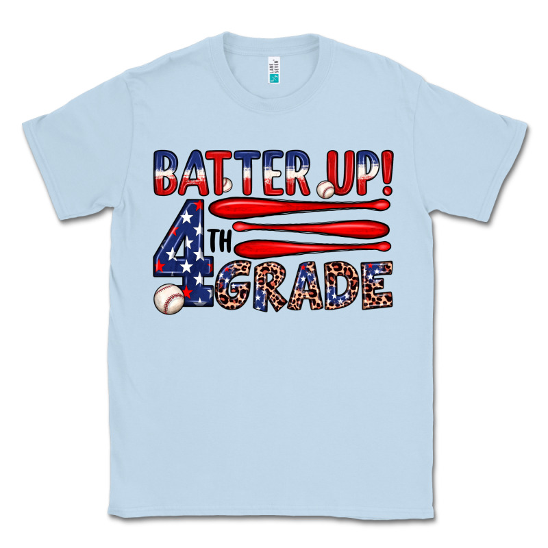 Batter Up 4th Grade Classic Tee by JahusDesignShop | Teevron