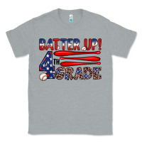 Heather Grey batter up 4th grade Classic Tee - JahusDesignShop