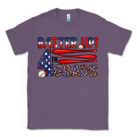 Lavender batter up 4th grade Classic Tee - JahusDesignShop