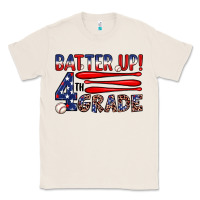 Natural batter up 4th grade Classic Tee - JahusDesignShop