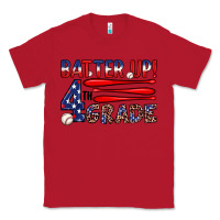 Red batter up 4th grade Classic Tee - JahusDesignShop