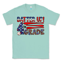 Seafoam batter up 4th grade Classic Tee - JahusDesignShop