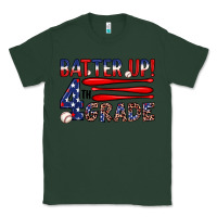 Sports Green batter up 4th grade Classic Tee - JahusDesignShop