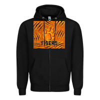 Black tiger paws Zipper Hoodie - TumblerDesignByShophia