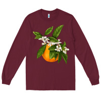 Burgundy Tangerine Long Sleeve Tee - LillyAllenDesigns