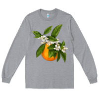 Heather Grey Tangerine Long Sleeve Tee - LillyAllenDesigns