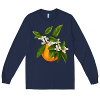 Navy Tangerine Long Sleeve Tee - LillyAllenDesigns