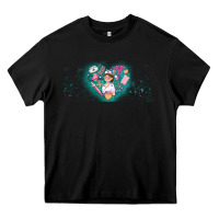 Black nurse and elements Heavy Core Tee - AdoDesignShop