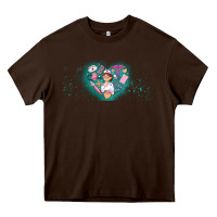 Chocolate Brown nurse and elements Heavy Core Tee - AdoDesignShop