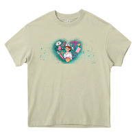 Mossy nurse and elements Heavy Core Tee - AdoDesignShop