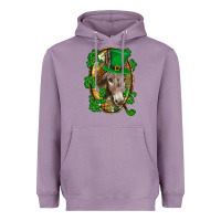 Lavender St. Patrick's day Donkey Heavyweight Hoodie - CowGirlArtShop