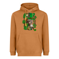 Meerkat St. Patrick's day Donkey Heavyweight Hoodie - CowGirlArtShop