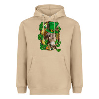 Mushroom St. Patrick's day Donkey Heavyweight Hoodie - CowGirlArtShop