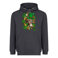Smoke St. Patrick's day Donkey Heavyweight Hoodie - CowGirlArtShop