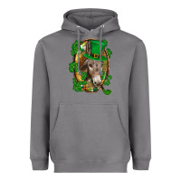 Storm St. Patrick's day Donkey Heavyweight Hoodie - CowGirlArtShop