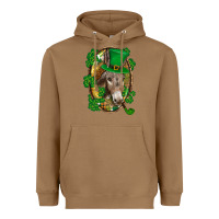 Toasted Coconut St. Patrick's day Donkey Heavyweight Hoodie - CowGirlArtShop