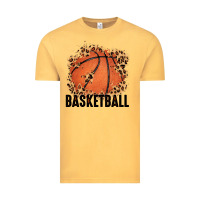 Vintage Mustard custom name basketball Vintage Tee - MaliasSmallBusiness