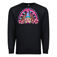 Black valentine's day rainbow gnome olivia Premium Sweatshirt - OliviaCreatesArt