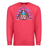 Cardinal valentine's day rainbow gnome olivia Premium Sweatshirt - OliviaCreatesArt