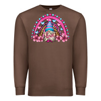 Valentine's Day Rainbow Gnome Olivia Premium Sweatshirt | Teevron