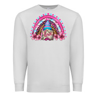 Dove Grey valentine's day rainbow gnome olivia Premium Sweatshirt - OliviaCreatesArt