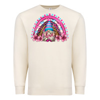 Sandshell valentine's day rainbow gnome olivia Premium Sweatshirt - OliviaCreatesArt