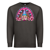 Smoke valentine's day rainbow gnome olivia Premium Sweatshirt - OliviaCreatesArt