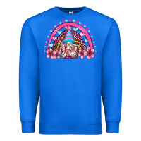 True Royal valentine's day rainbow gnome olivia Premium Sweatshirt - OliviaCreatesArt