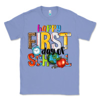 Colony Blue happy first day of school Classic Tee - NancyCooperArtShop
