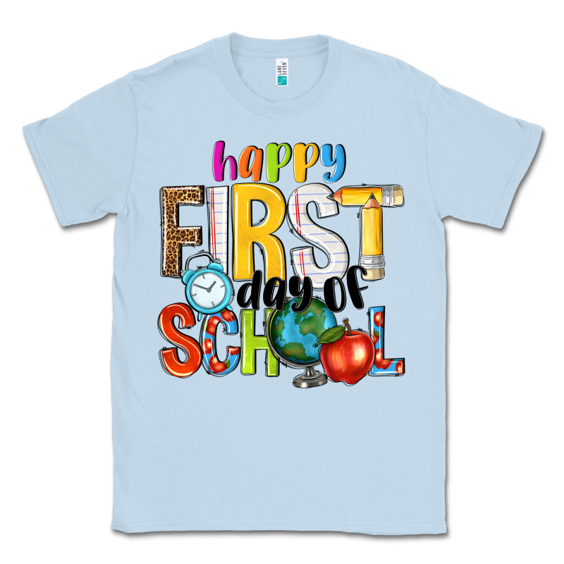 Happy First Day Of School Classic Tee by NancyCooperArtShop | Teevron