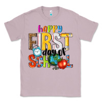 Lilac happy first day of school Classic Tee - NancyCooperArtShop