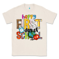 Natural happy first day of school Classic Tee - NancyCooperArtShop
