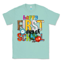 Seafoam happy first day of school Classic Tee - NancyCooperArtShop