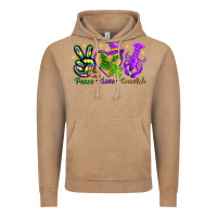 Vintage Coffee peace love crawfish Vintage Hoodie - NancyCooperArtShop