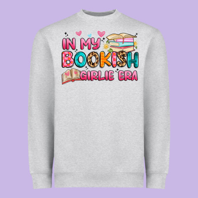 In My Bookish Girlie Era Heavyweight Sweatshirt Designed By Artiststas