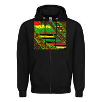 Black juneteetnh brush Zipper Hoodie - TumblerDesignByShophia