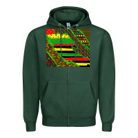 Sports Green juneteetnh brush Zipper Hoodie - TumblerDesignByShophia