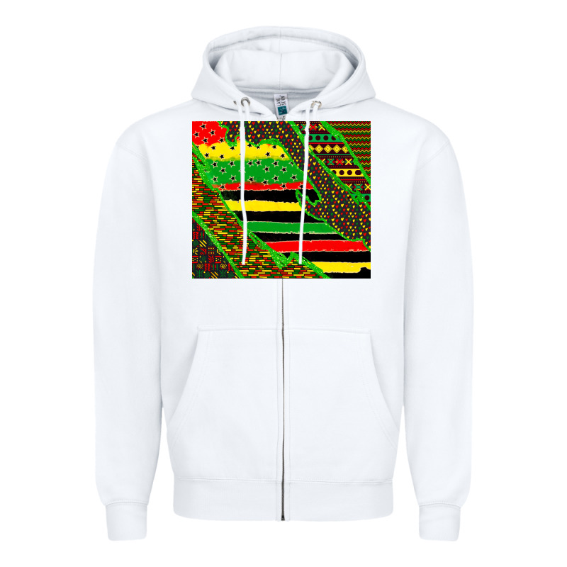 Juneteetnh Brush Zipper Hoodie by TumblerDesignByShophia | Teevron