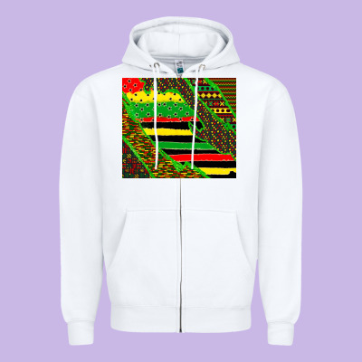 Juneteetnh Brush Zipper Hoodie Designed By Tumblerdesignbyshophia