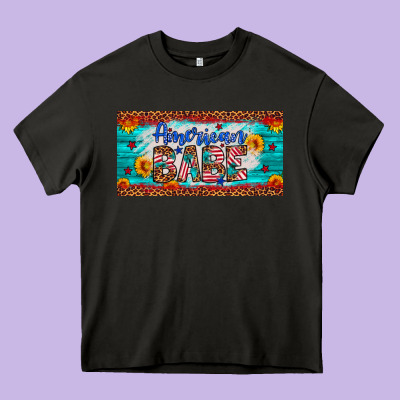 American Babe Heavy Core Tee Designed By Artiststas