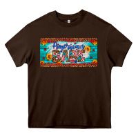 Chocolate Brown american babe Heavy Core Tee - Artiststas