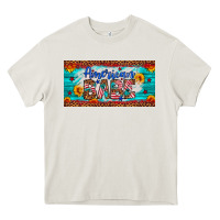 Cream american babe Heavy Core Tee - Artiststas