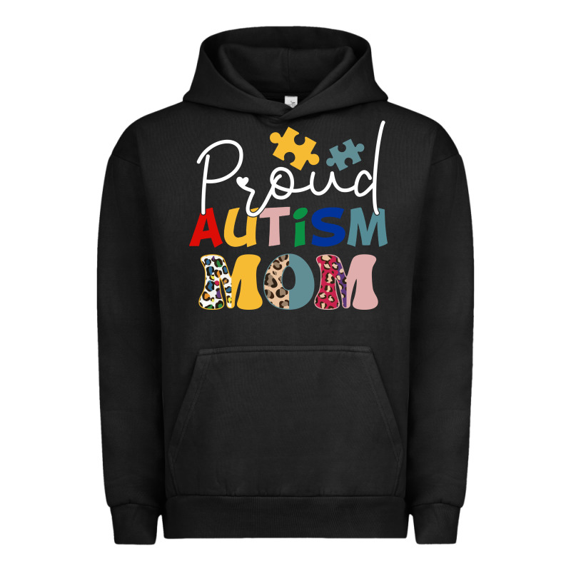 Proud Autism Mom Leopard Pattern Design Autism Awa Urban Hoodie by CowhideDigitalArt | Teevron